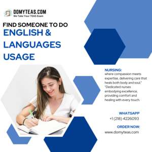 Find Someone To Do English & Languages Usage